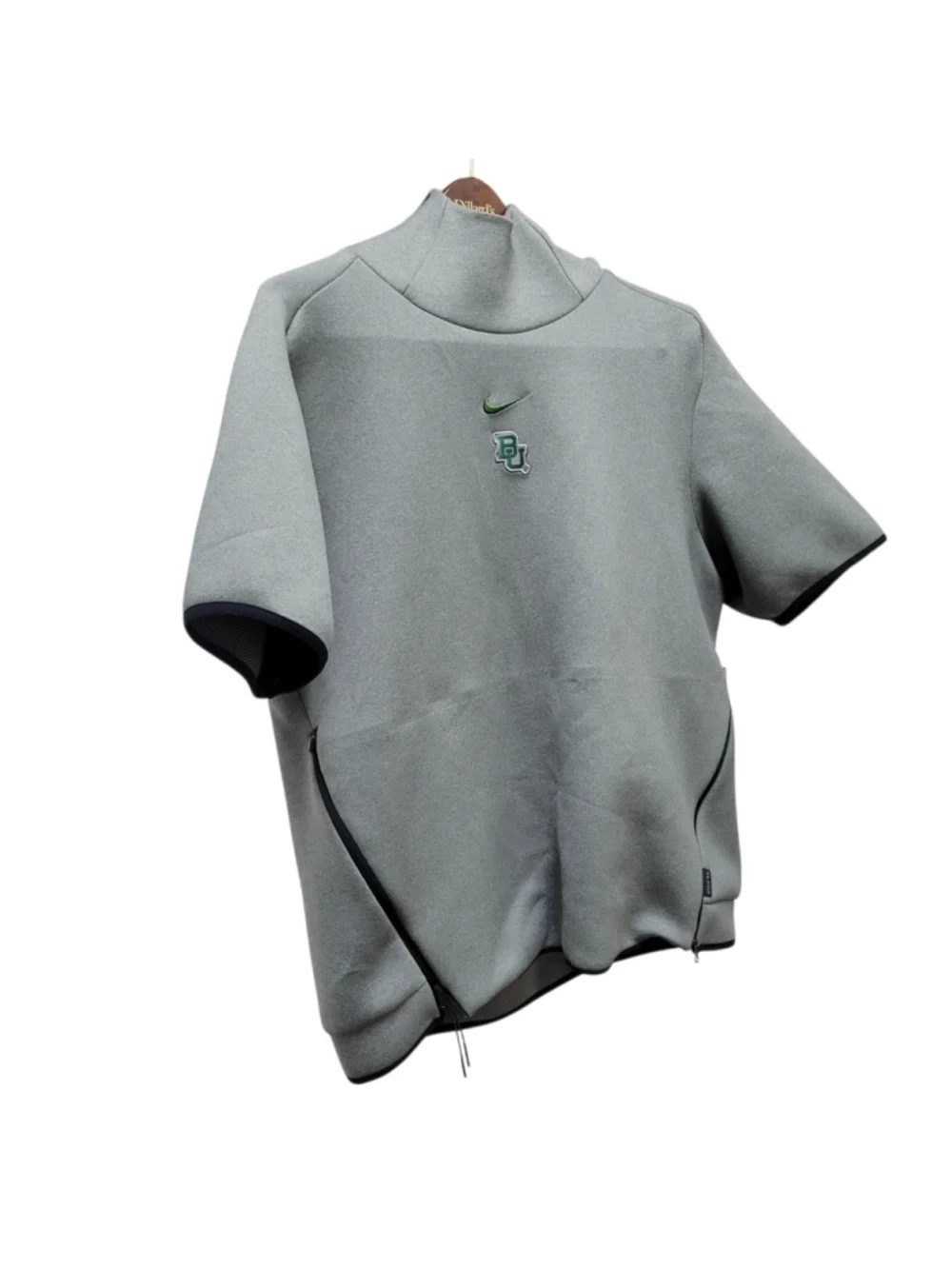 Nike Baylor Bear Embroidered Logo Unisex Short-Sleeves Hoodie Sweatshirt Large